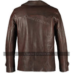 Men's Heist Antique Vintage Brown Leather Jacket