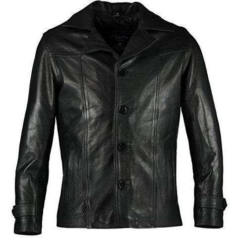 Men's Heist Antique Vintage Brown Leather Jacket