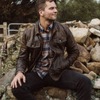 Driggs Leather Jacket | Brown