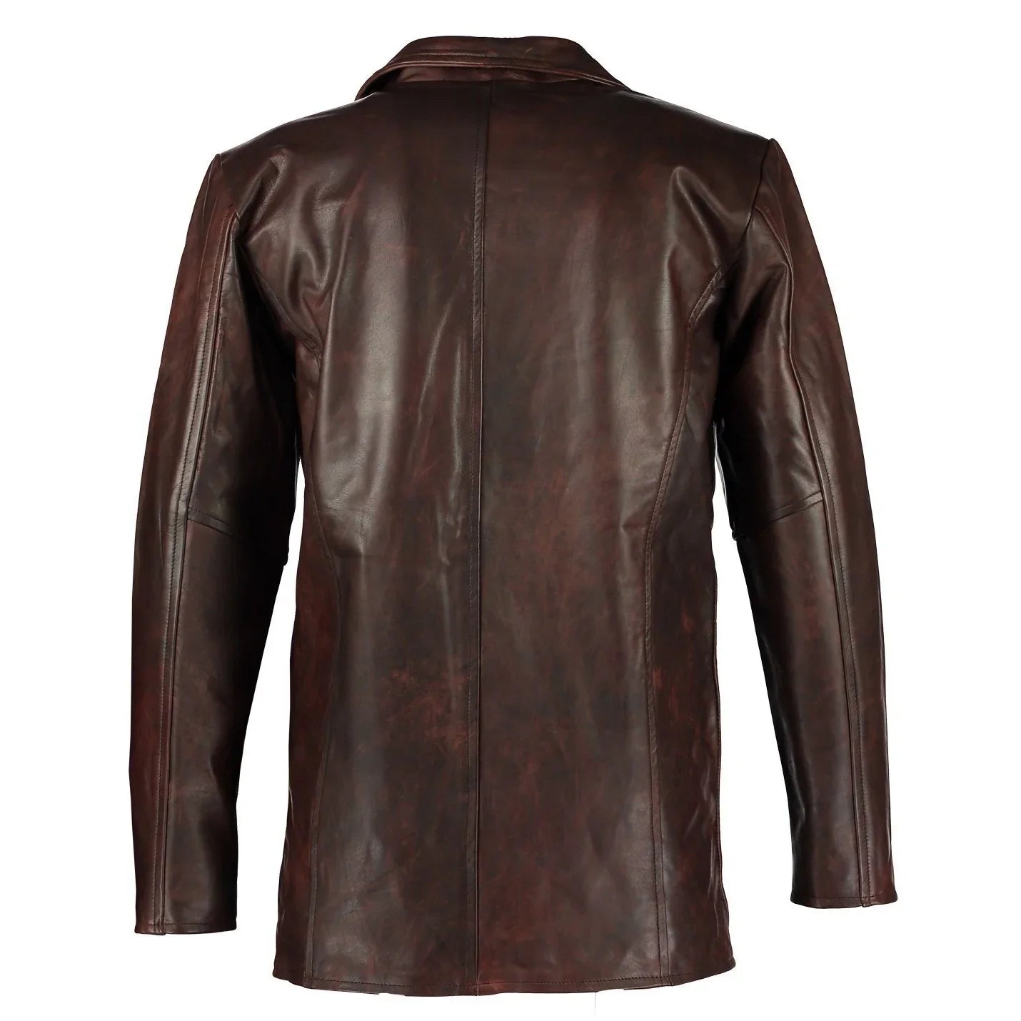 Men's Max Payne Vintage Brown Leather Jacket Coat