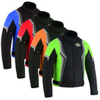 Mens Motorbike Waterproof Cordura Textile Jacket Motorcycle CE Armours