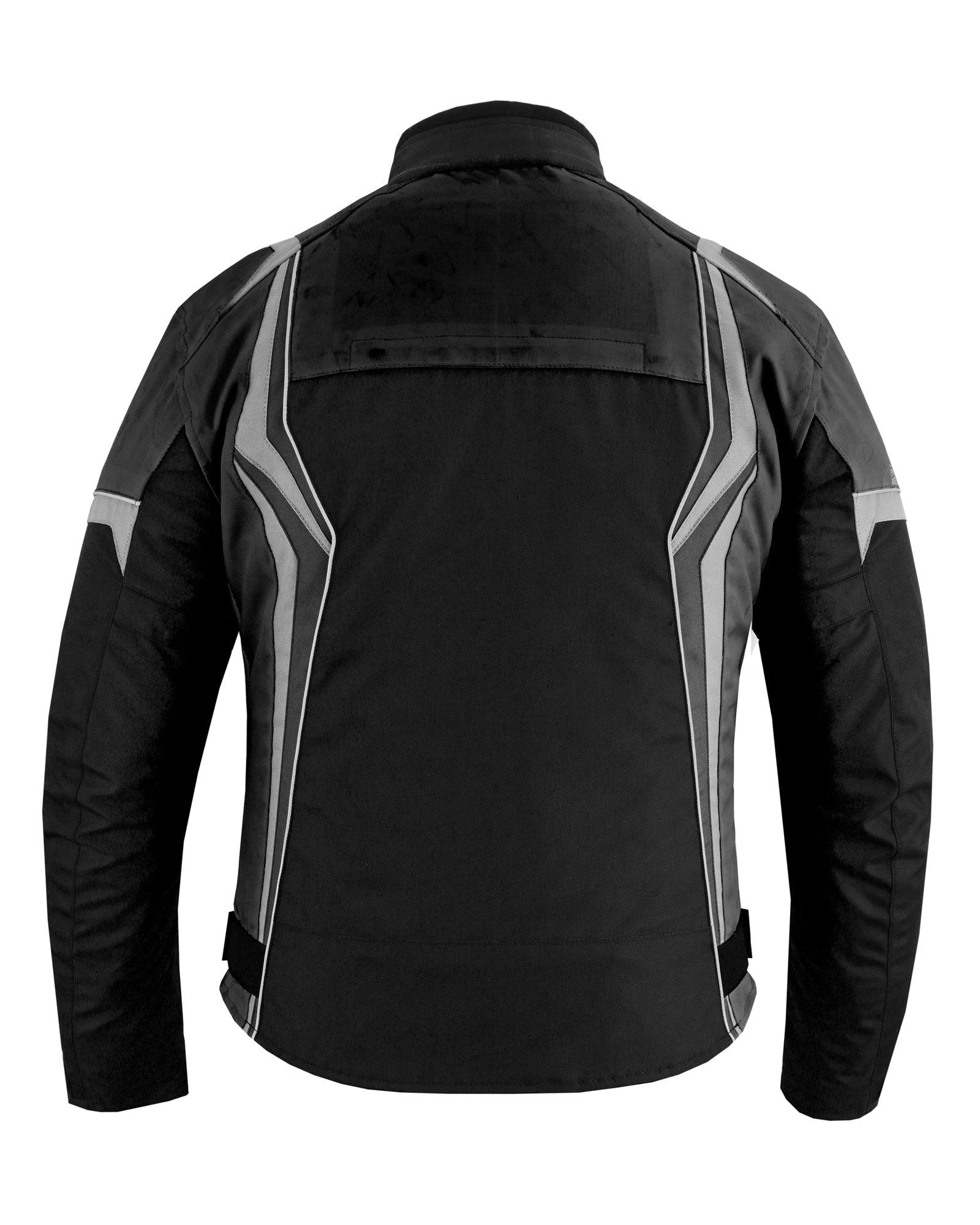 Mens Motorbike Waterproof Cordura Textile Jacket Motorcycle CE Armours