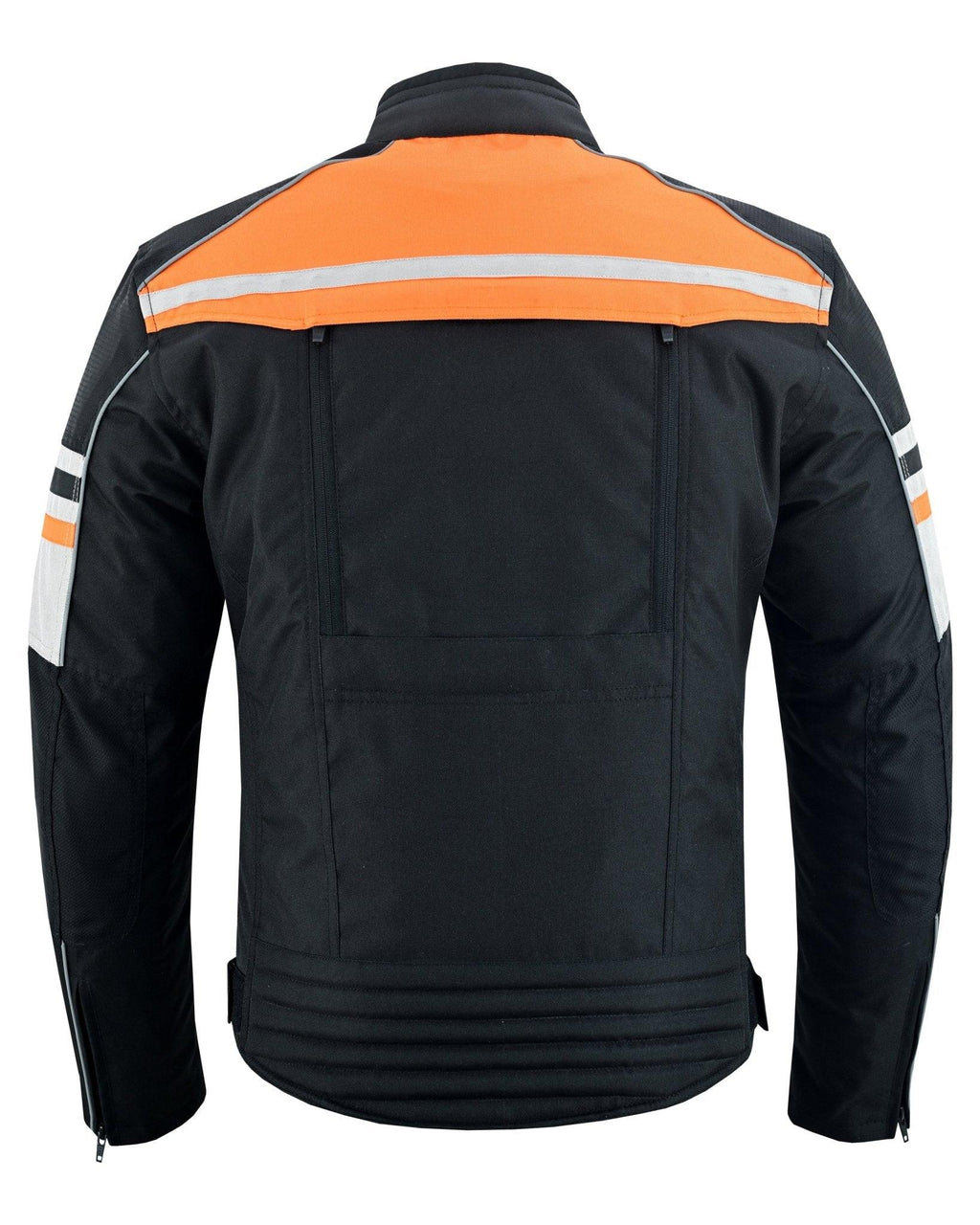 Mens Orange Black Grey Vented Textile Biker Riding Amoured Jacket HD Cool Summer All Season