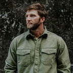 Gunner Cotton Twill Shirt Jac | Sage Brush Green