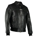 Men's The Deal Vintage Brown Bomber Leather Jacket