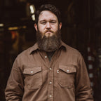 Gunner Cotton Twill Shirt Jac | Fox Den Brown