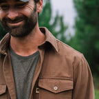 Gunner Cotton Twill Shirt Jac | Fox Den Brown