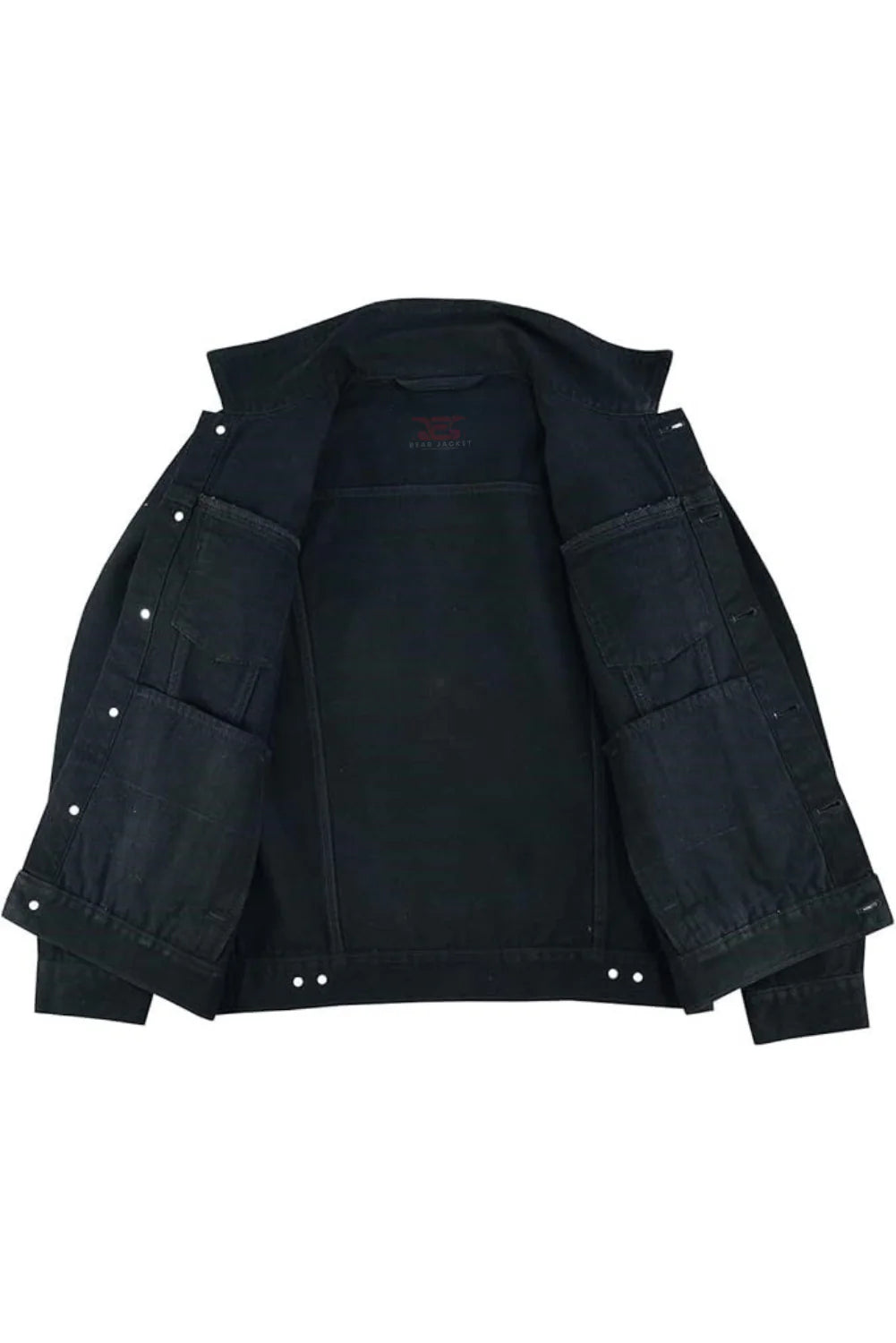 Warren Black Denim Trucker Jacket