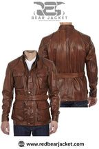 The Curious Case of Benjamin Button Brad Pitt Brown Leather Jacket