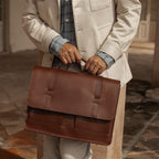 Jefferson Messenger Bag | Mahogany