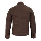 Moto Classic Black Waxed Cotton Motorcycle Jacket Textile Biker