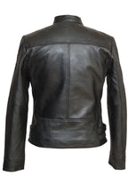 Flashback Black Leather Biker Jacket