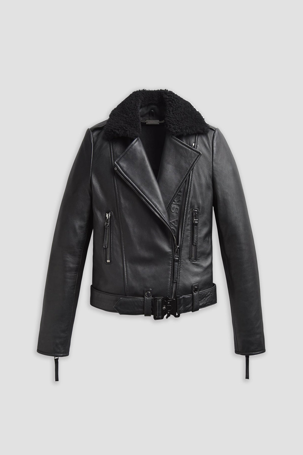 Premium Classic Biker: Winter Shearling Jacket