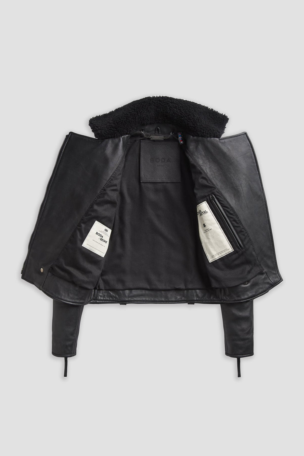Premium Classic Biker: Winter Shearling Jacket