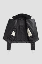 Premium Classic Biker: Winter Shearling Jacket