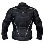 Raven Textile Motorcycle Armoured Jacket (Cordura Fabric Biker Advanced Black