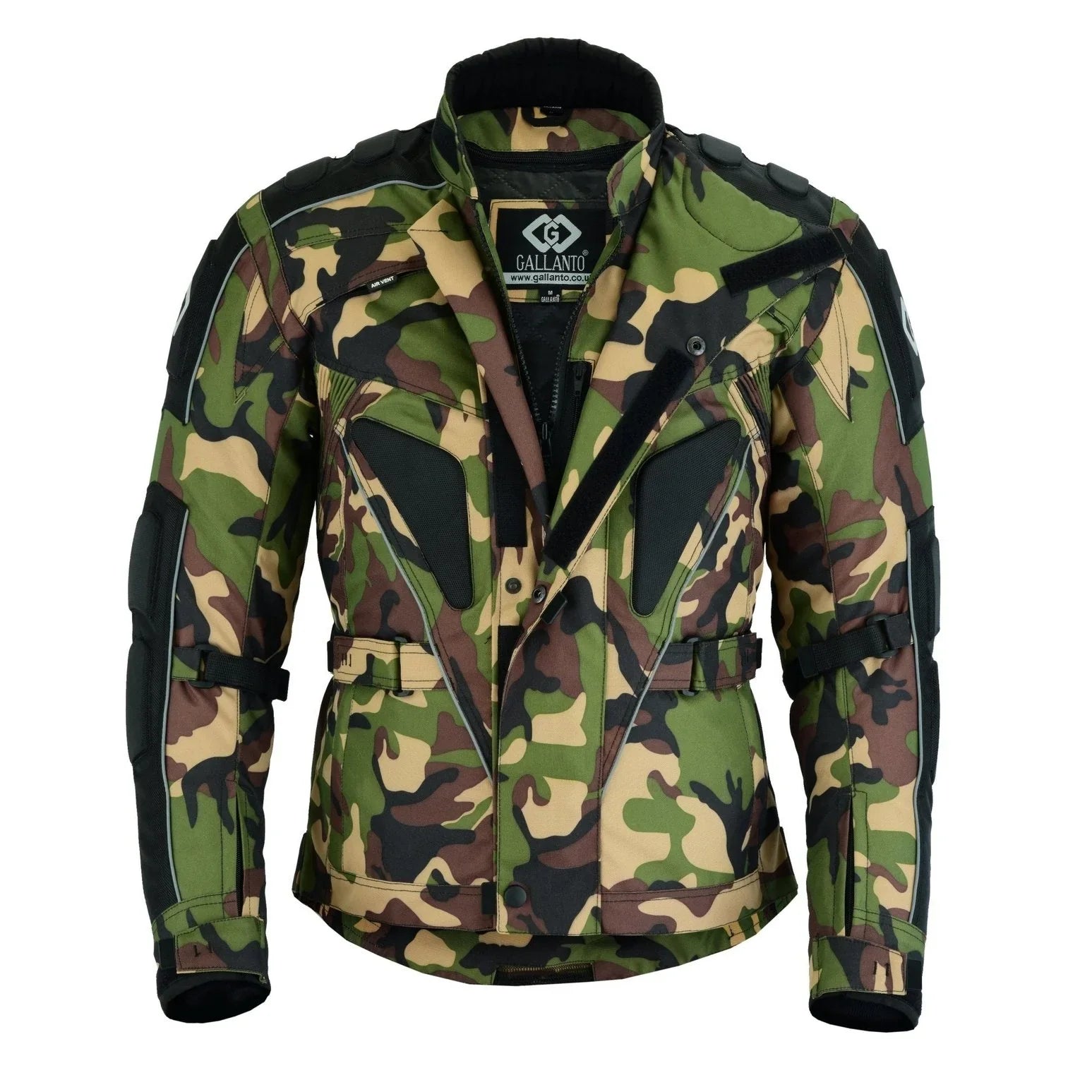 Raven Textile Motorcycle Armoured Jacket (Cordura Fabric Biker Advanced Black