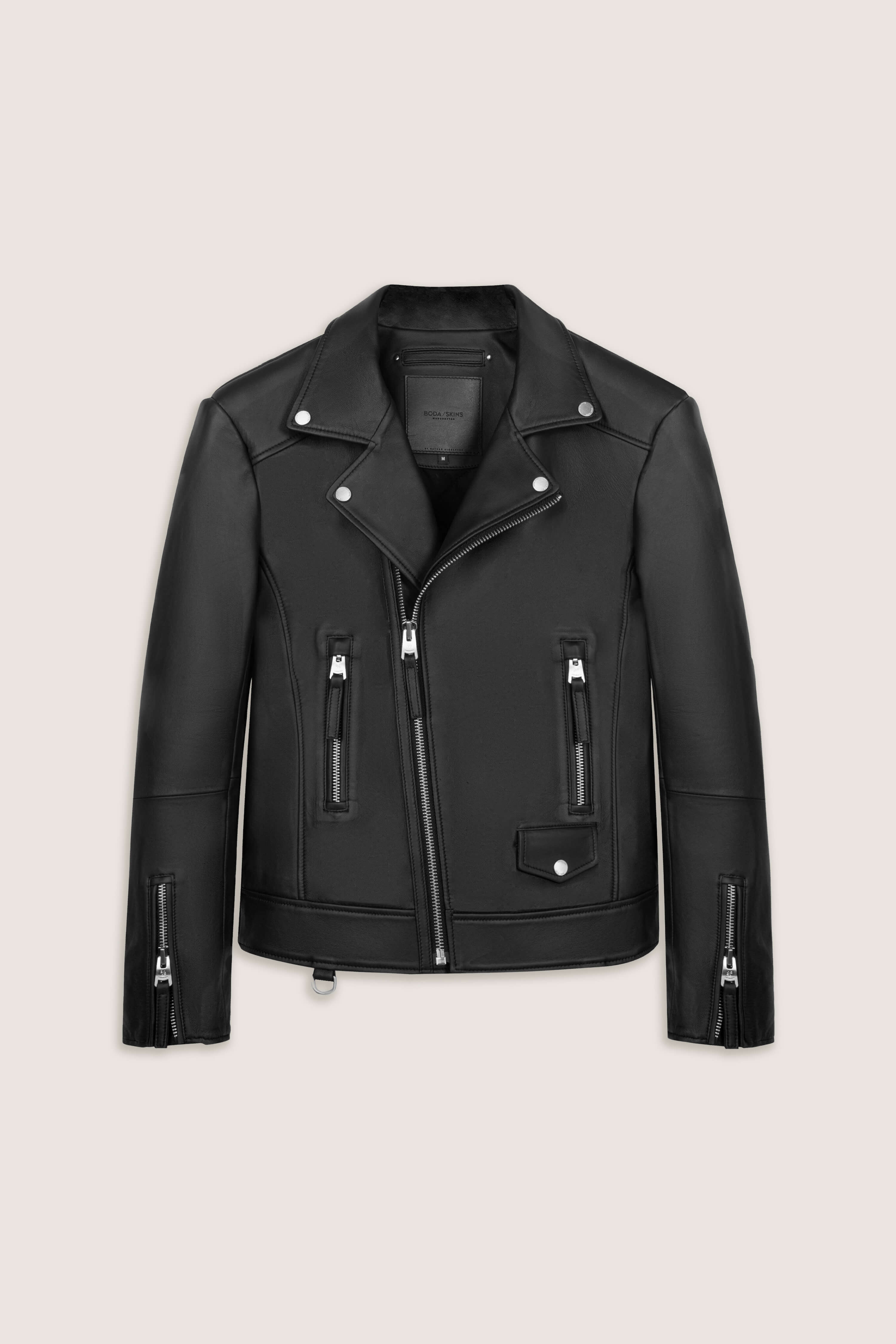 Refined Biker Tall Leather Jacket (Man)