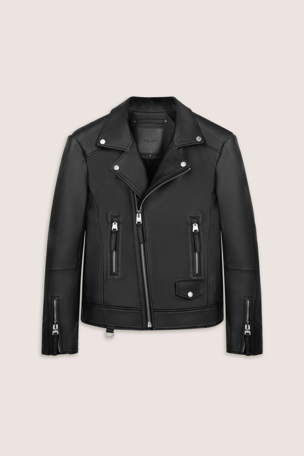 Refined Biker Leather Jacket (Man)