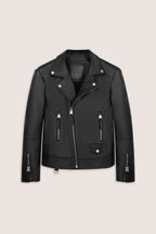 Refined Biker Leather Jacket (Man)