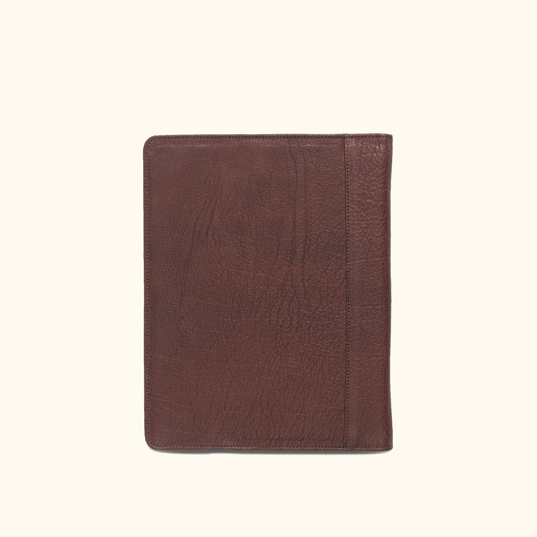 Limited Edition Roosevelt Leather Travel Padfolio | Buffalo Grain