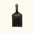 Roosevelt Leather Luggage Tag | Dark Oak