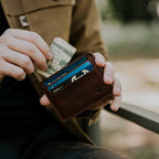 Ryder Reserve Bison Leather Slim ID Wallet | Brown