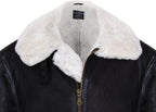 Men's Pilot B3 Flying Shearling Sheepskin WWII Bomber Aviator Jacket