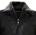 Mens Removable Collar Mid Length Warm Jacket