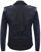 Mens Leather Brando Biker Rock Motorcycle Hide Jacket