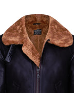 Men's Pilot B3 Flying Shearling Sheepskin WWII Bomber Aviator Jacket