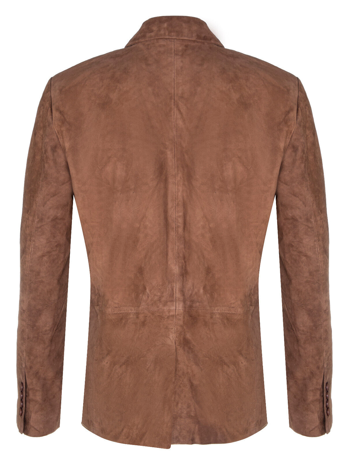 Mens Blazer Suede Jacket Soft Italian Leather Coat