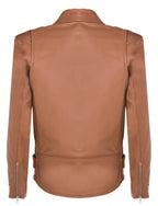 Mens Leather Brando Biker Rock Motorcycle Hide Jacket