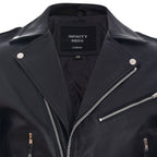 Mens FRINGE Hide Leather Brando TASSELED Motorcycle Biker Jacket