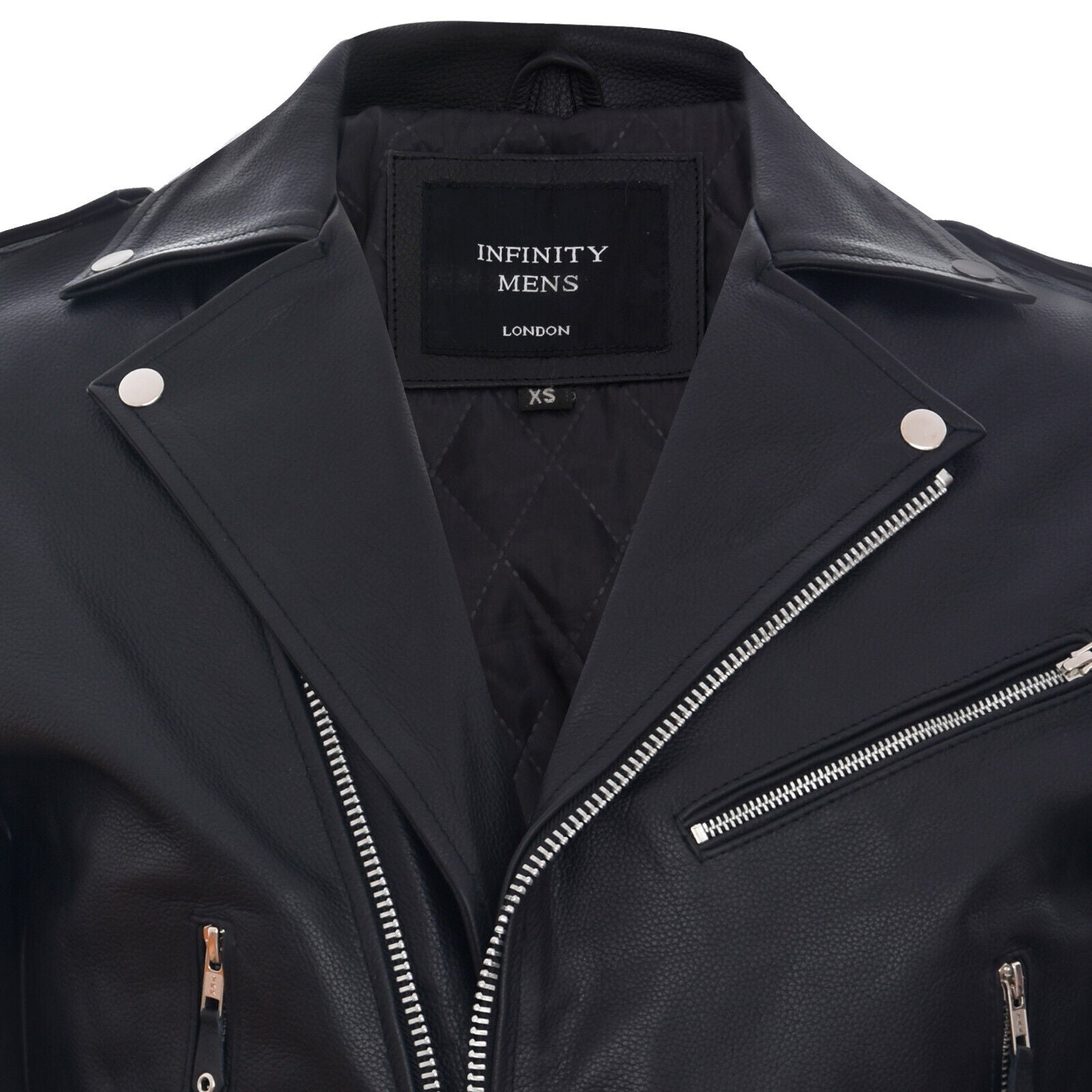 Mens FRINGE Hide Leather Brando TASSELED Motorcycle Biker Jacket