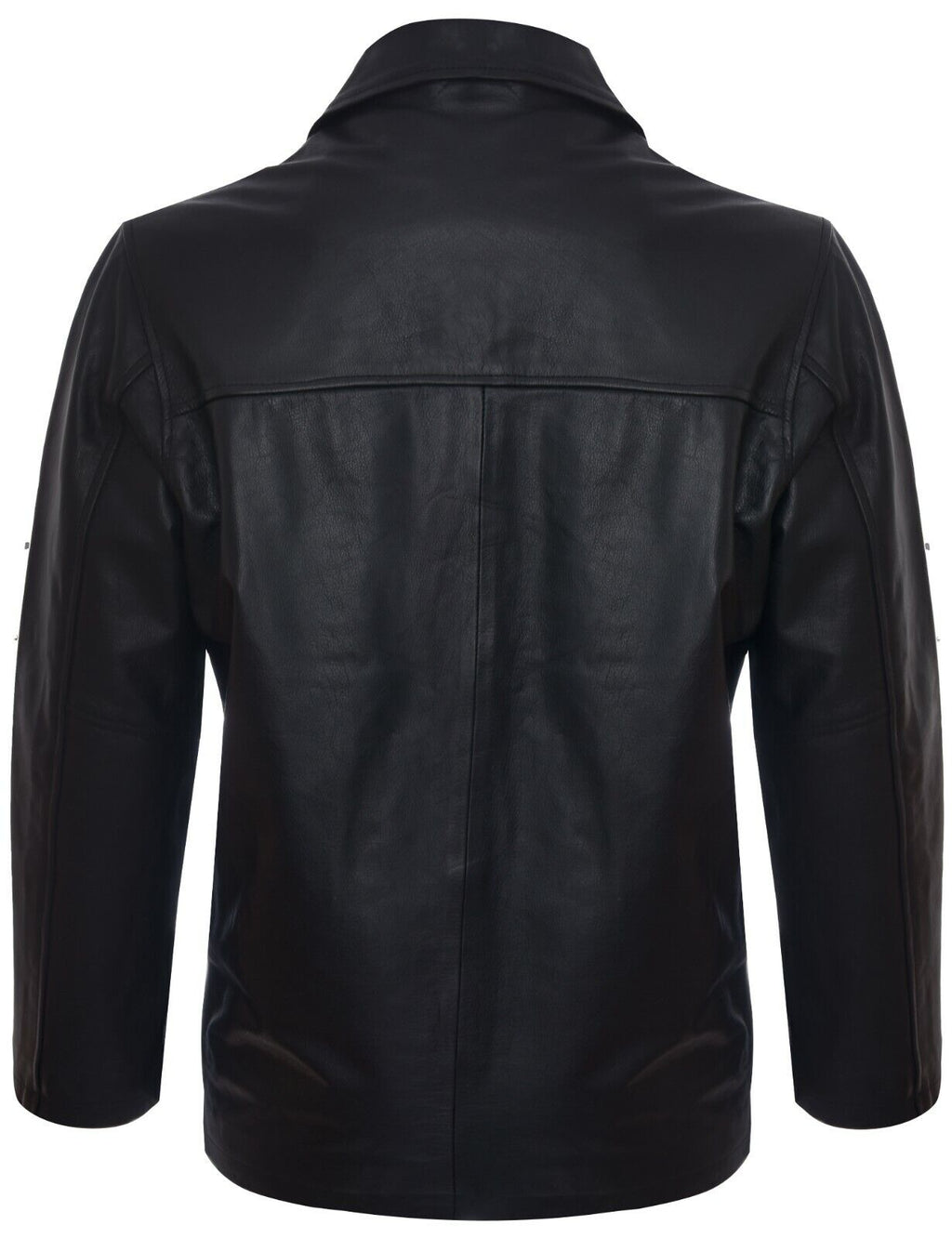 Mens Classic Cowhide Leather Box Jacket