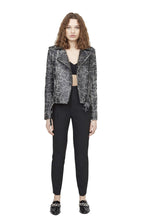 Shadow Moss Tall Leather Jacket (Woman)