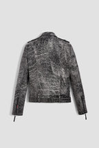 Shadow Moss Tall Leather Jacket (Woman)