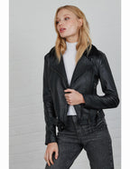 Premium Classic Biker: Winter Shearling Jacket