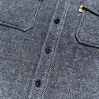 Riverton Wool Shirt Jac | Charcoal Shadow Gray