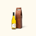 Denver Leather Wine Tote - Single | Autumn Brown
