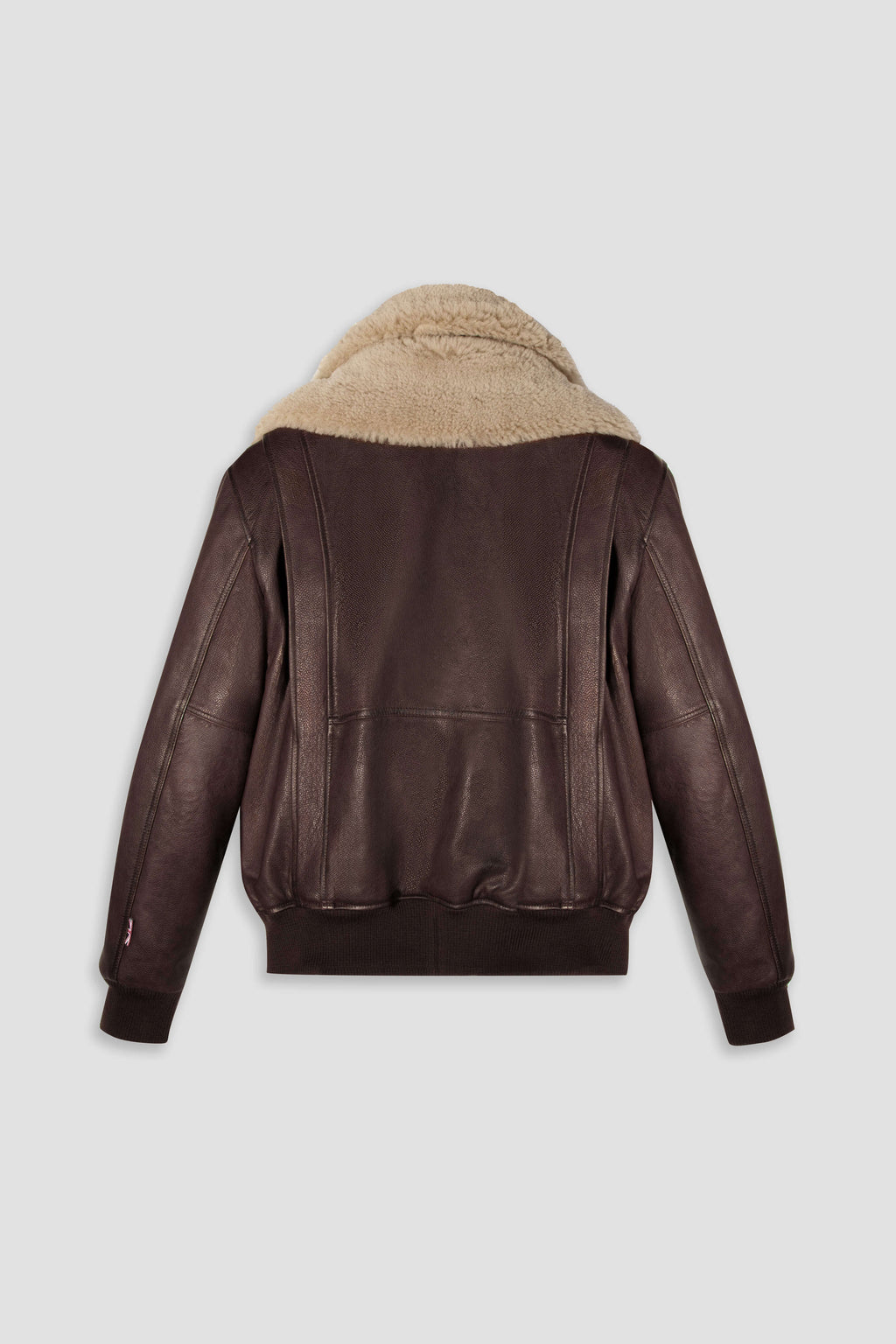 Spitfire: Antique Brown Aviator Leather Jacket (Man)