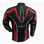 Sprinter Black & Red 3/4 Textile Motorcycle Armoured Jacket