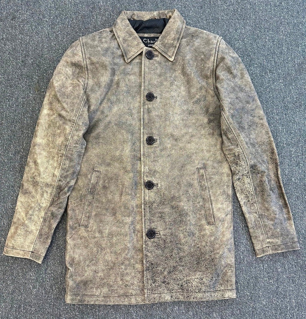 Supernatural Dean Winchester distressed leather Jacket Coat XS