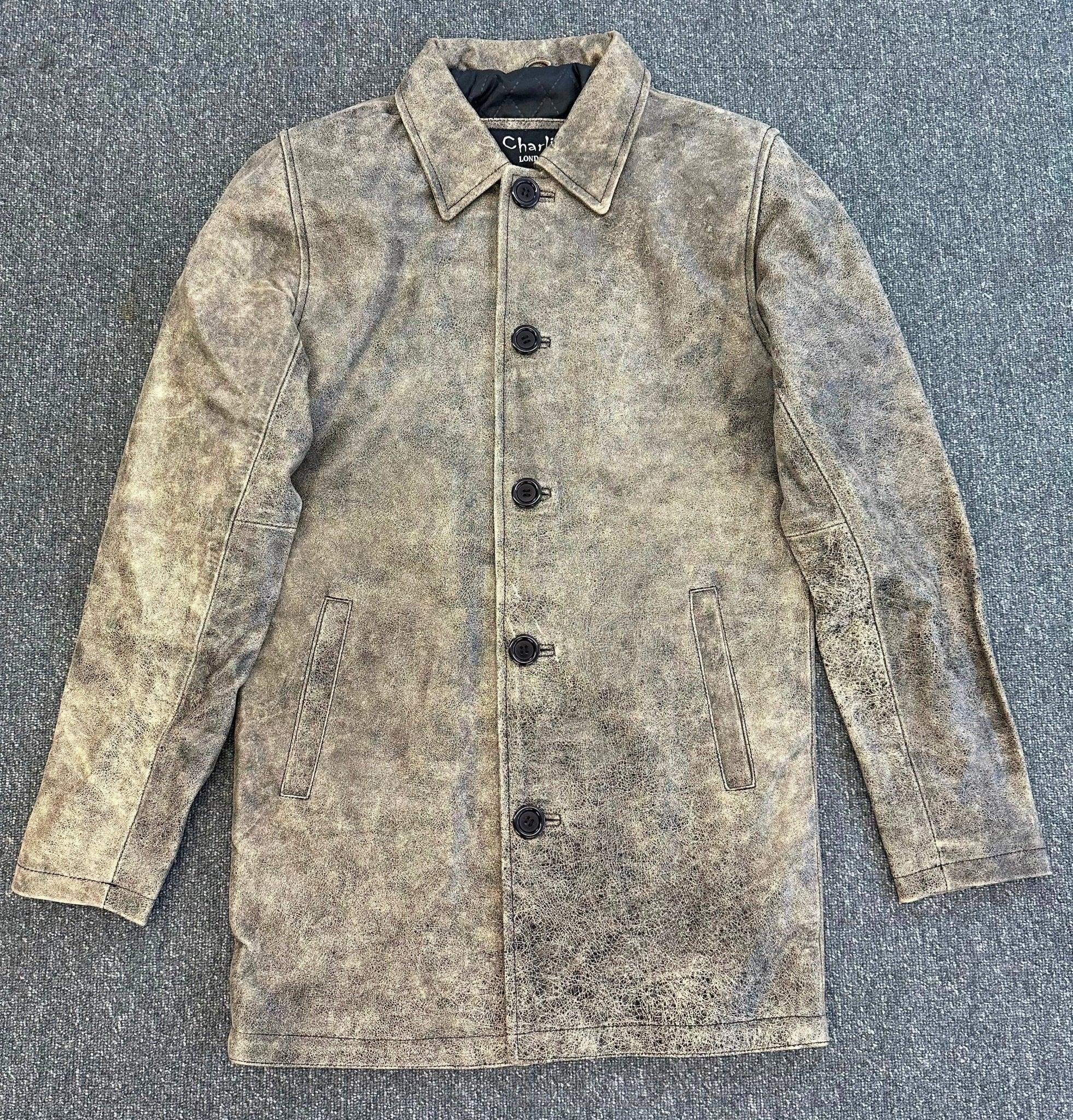 Supernatural Dean Winchester distressed leather Jacket Coat XS