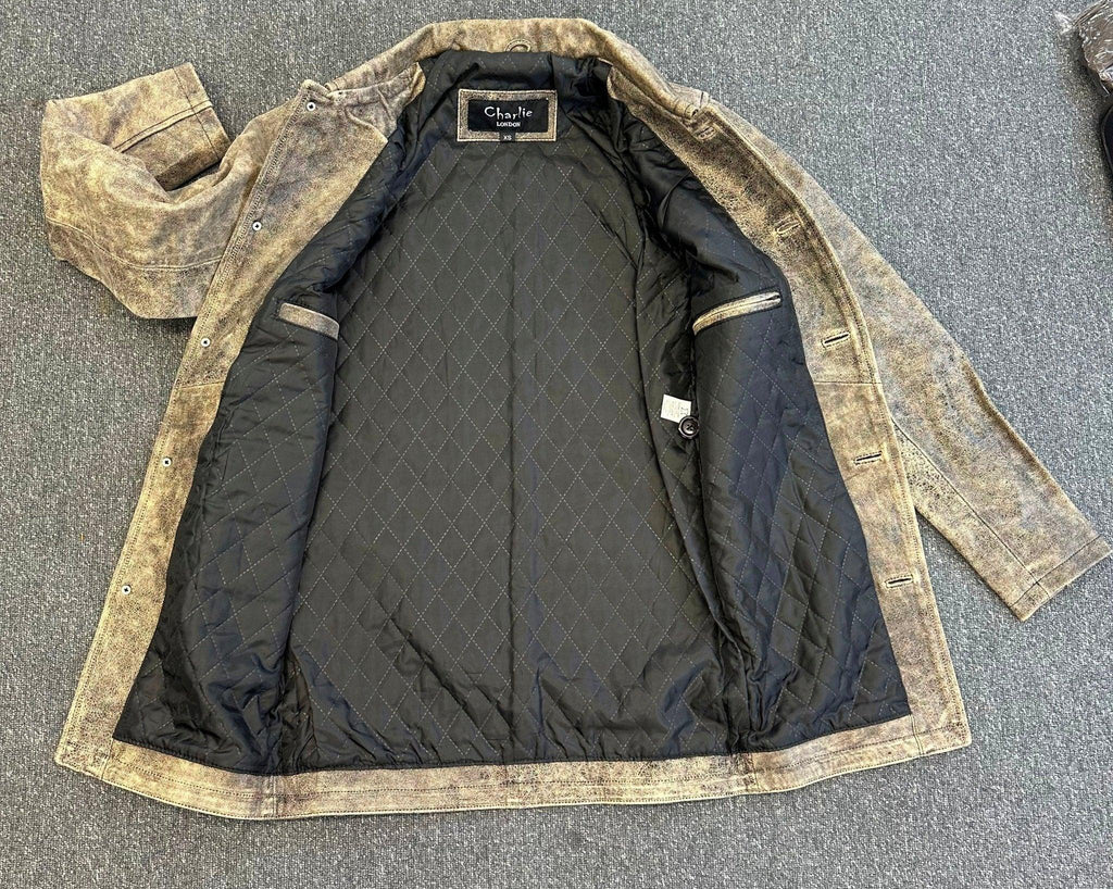 Supernatural Dean Winchester distressed leather Jacket Coat XS