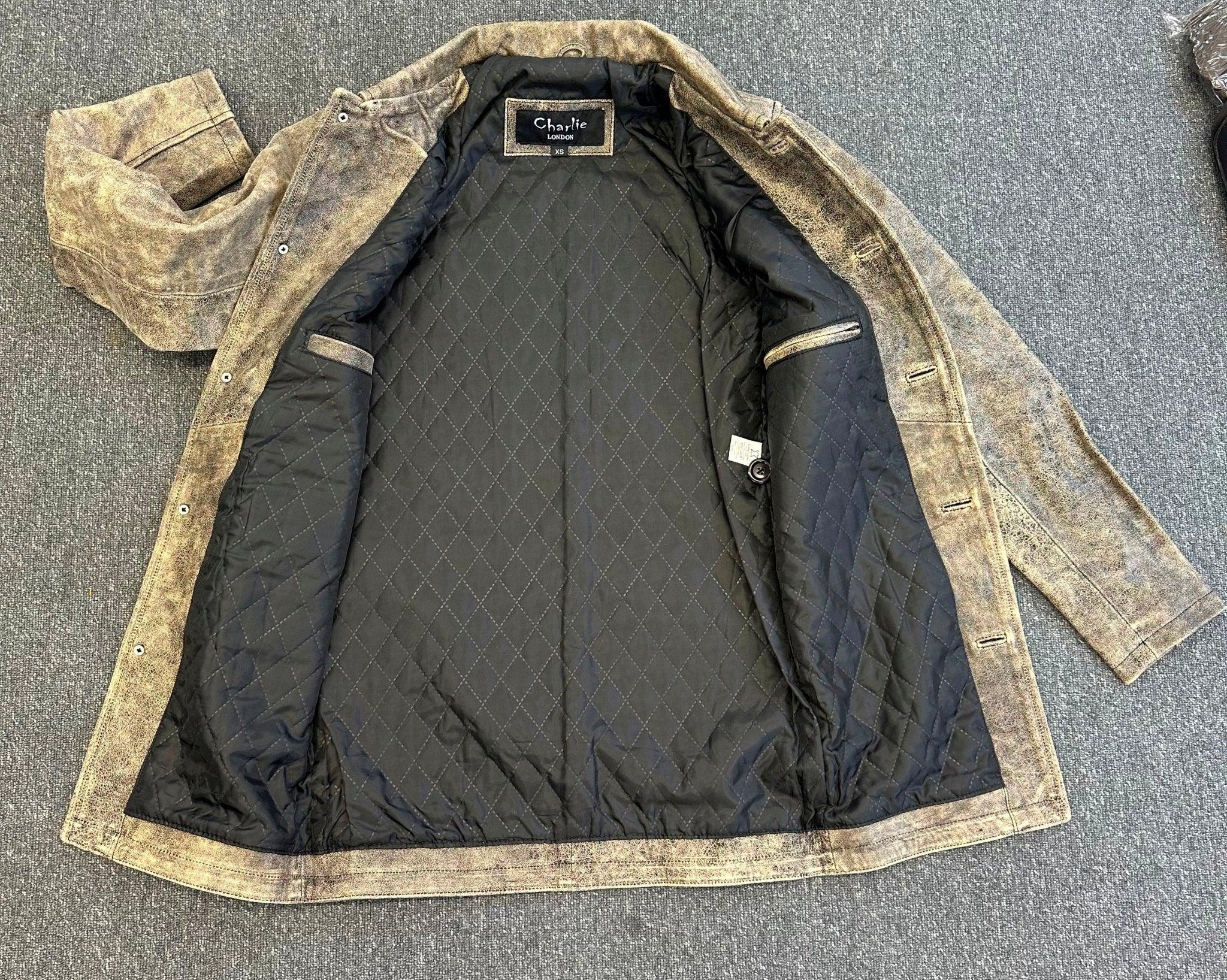 Supernatural Dean Winchester distressed leather Jacket Coat XS
