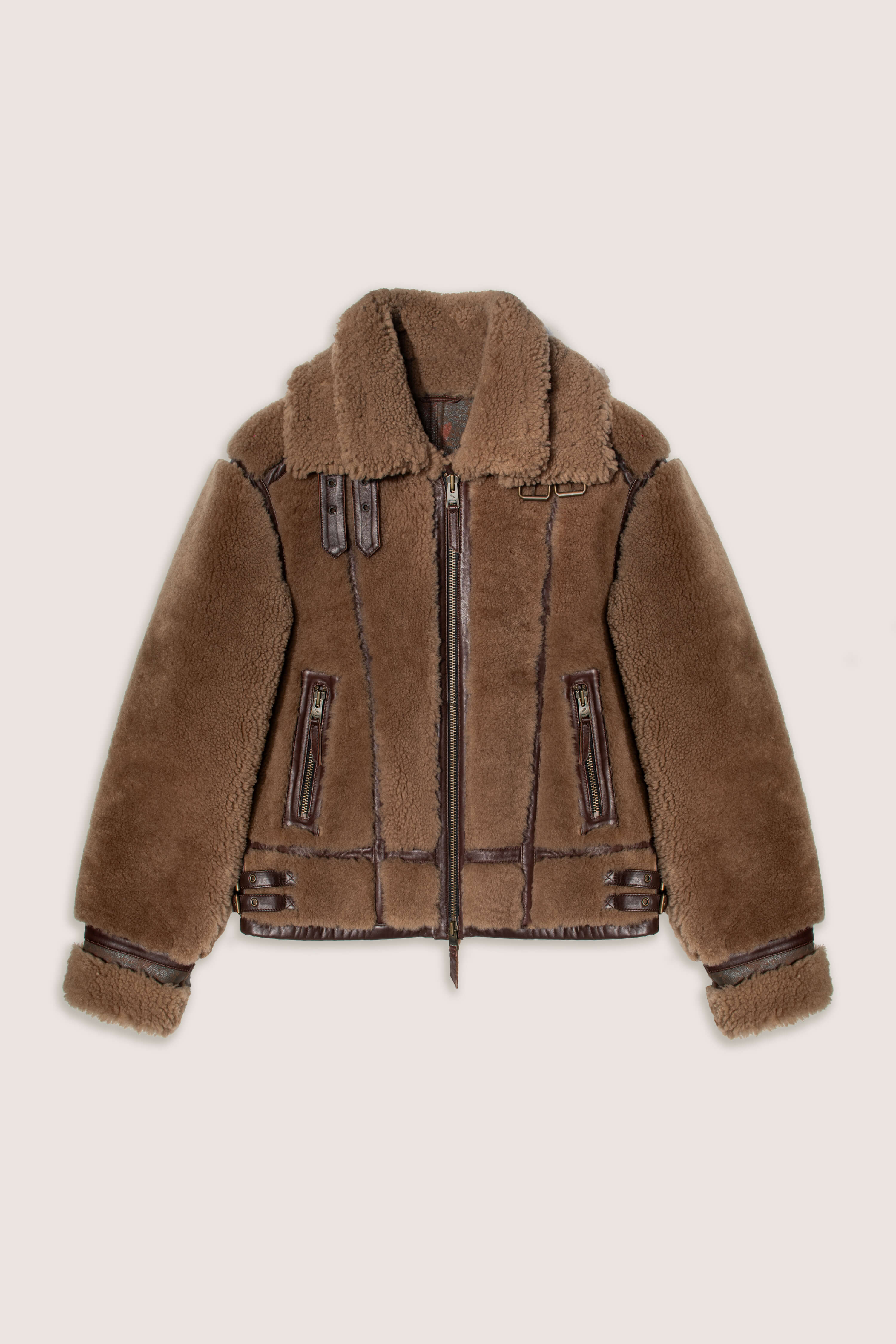 Kodiak Brown Shearling Jacket (Man)