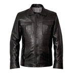 The Haymaker Black Leather Jacket Men's