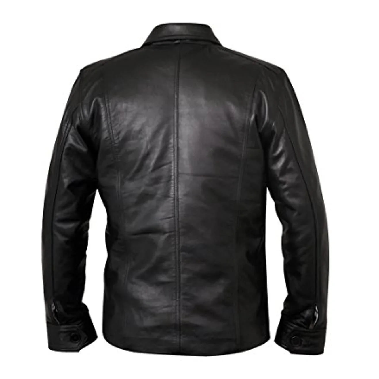 The Haymaker Black Leather Jacket Men's